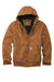 Carhartt CT104050/CTT104050 Mens Active Washed Duck Full Zip Hooded Jacket Carhartt Brown Flat Front