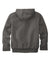 Carhartt CT104050/CTT104050 Mens Active Washed Duck Full Zip Hooded Jacket Gravel Grey Flat Back