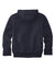 Carhartt CT104050/CTT104050 Mens Active Washed Duck Full Zip Hooded Jacket Navy Blue Flat Back