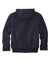 Carhartt CT104050/CTT104050 Mens Active Washed Duck Full Zip Hooded Jacket Navy Blue Flat Back