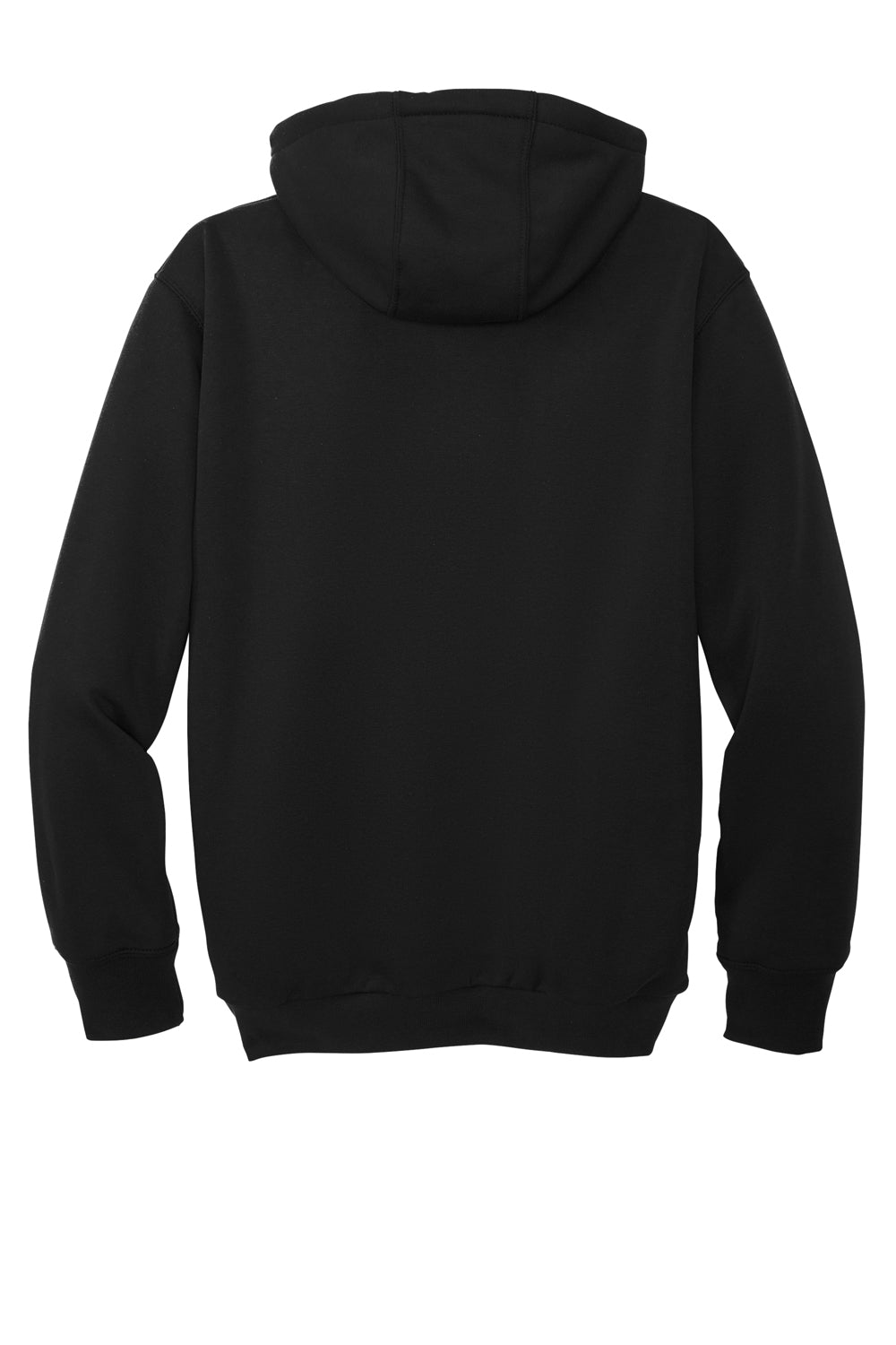 Carhartt CT104078 Mens Water Resistant Thermal Lined Full Zip Hooded Sweatshirt Hoodie Black Flat Back