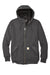 Carhartt CT104078 Mens Water Resistant Thermal Lined Full Zip Hooded Sweatshirt Hoodie Heather Carbon Grey Flat Front