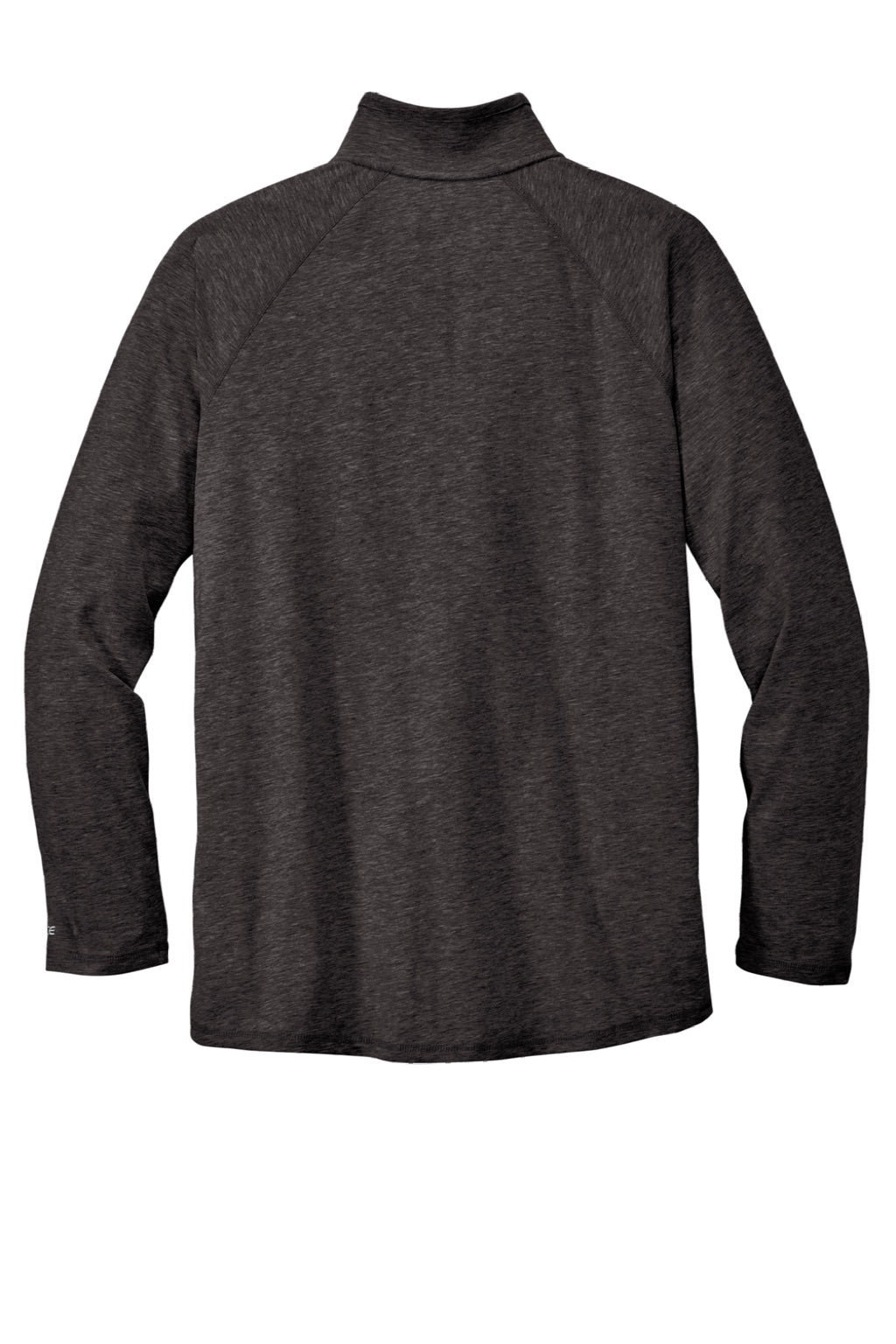 Carhartt CT104255/CT106660 Mens Force Moisture Wicking 1/4 Zip Long Sleeve T-Shirt w/ Pocket Heather Carbon Grey Flat Back