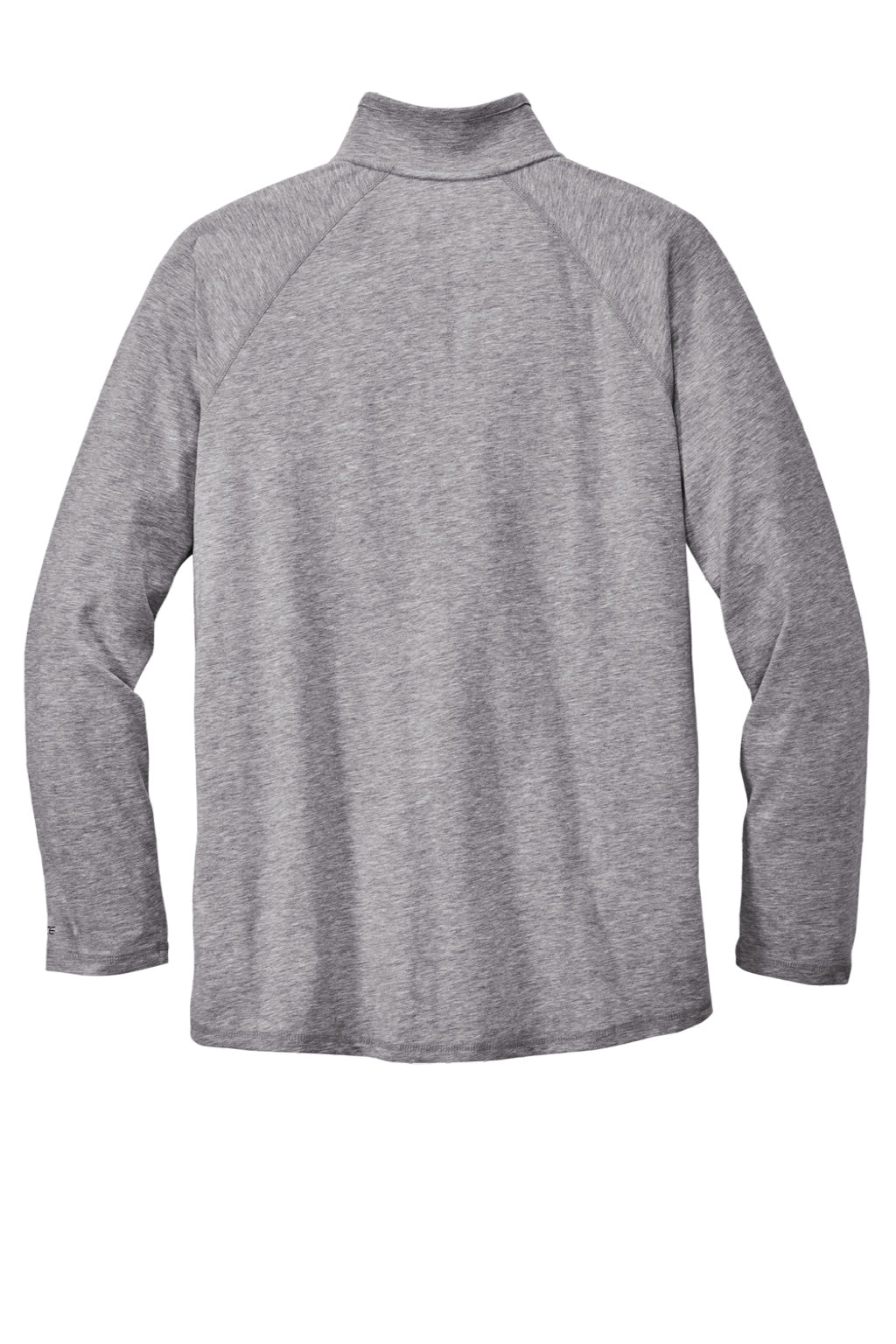 Carhartt CT104255/CT106660 Mens Force Moisture Wicking 1/4 Zip Long Sleeve T-Shirt w/ Pocket Heather Grey Flat Back