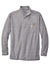 Carhartt CT104255 Mens Force Moisture Wicking 1/4 Zip Long Sleeve T-Shirt w/ Pocket Heather Grey Flat Front