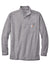 Carhartt CT104255/CT106660 Mens Force Moisture Wicking 1/4 Zip Long Sleeve T-Shirt w/ Pocket Heather Grey Flat Front