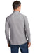 Carhartt CT104255/CT106660 Mens Force Moisture Wicking 1/4 Zip Long Sleeve T-Shirt w/ Pocket Heather Grey Model Back