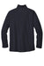 Carhartt CT104255 Mens Force Moisture Wicking 1/4 Zip Long Sleeve T-Shirt w/ Pocket Navy Blue Flat Back