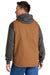 Carhartt CT104277 Mens Sherpa Lined Mock Neck Full Zip Vest Carhartt Brown Model Back