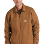 Carhartt Mens Sherpa Lined Full Zip Jacket - Carhartt Brown