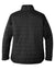 Carhartt CT104314 Womens Gilliam Wind & Water Resistant Full Zip Jacket Black Flat Back