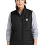 Carhartt Womens Gilliam Wind & Water Resistant Full Zip Vest - Black