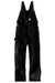 Carhartt CT104393/CTS104393/CTT104393/CT106672/CTS106672/CTT106672 Mens Firm Duck Insulated Bib Overalls w/ Pockets Black Flat Front