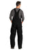 Carhartt CT104393/CTS104393/CTT104393/CT106672/CTS106672/CTT106672 Mens Firm Duck Insulated Bib Overalls w/ Pockets Black Model Back