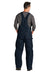 Carhartt CT104393/CTS104393/CTT104393/CT106672/CTS106672/CTT106672 Mens Firm Duck Insulated Bib Overalls w/ Pockets Dark Navy Blue Model Back