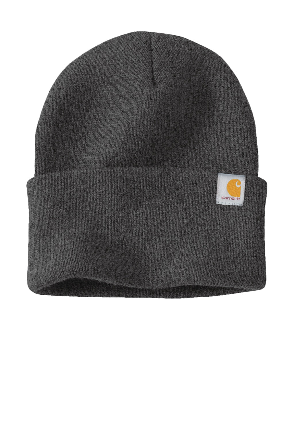 Carhartt Hats CT104597 Unisex Watch 2.0 Beanie Heather Coal Grey Flat Front