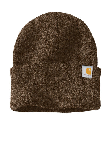 Carhartt Hats CT104597 Unisex Watch 2.0 Beanie Dark Brown/Sandstone Flat Front