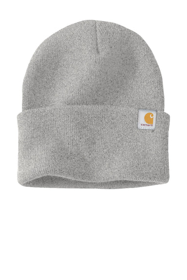 Carhartt Hats CT104597 Unisex Watch 2.0 Beanie Heather Grey Flat Front