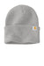 Carhartt Hats CT104597 Unisex Watch 2.0 Beanie Heather Grey Flat Front