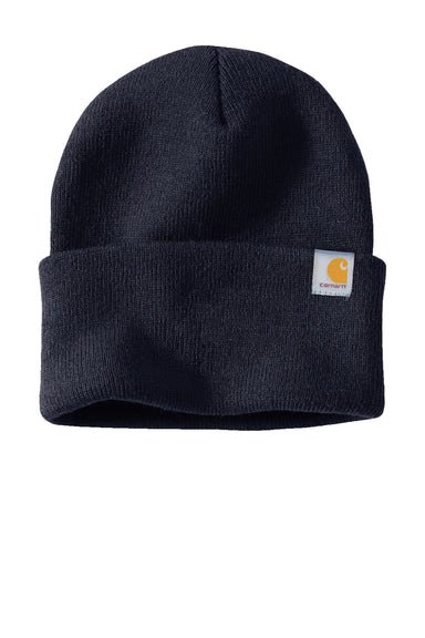 Carhartt Hats CT104597 Unisex Watch 2.0 Beanie Navy Blue Flat Front