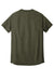 Carhartt CT104616/CT106652 Mens Force Moisture Wicking Short Sleeve Crewneck T-Shirt w/ Pocket Heather Basil Green Flat Back