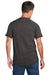 Carhartt CT104616/CT106652 Mens Force Moisture Wicking Short Sleeve Crewneck T-Shirt w/ Pocket Heather Carbon Grey Model Back