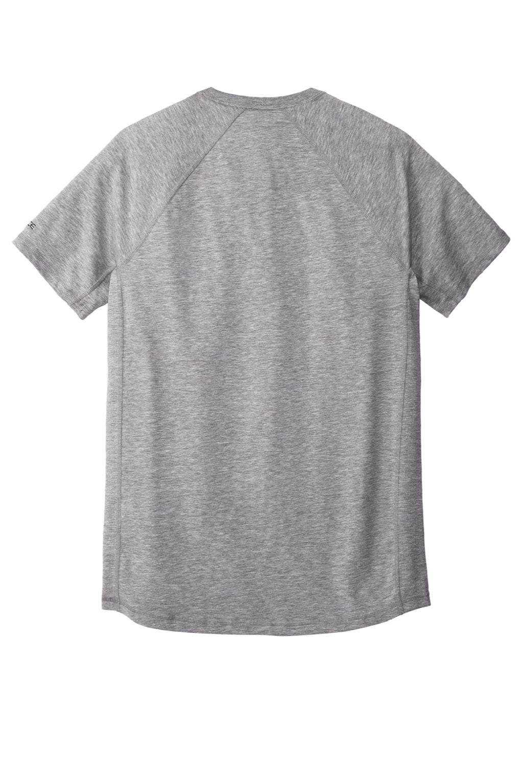 Carhartt CT104616/CT106652 Mens Force Moisture Wicking Short Sleeve Crewneck T-Shirt w/ Pocket Heather Grey Flat Back