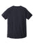Carhartt CT104616 Mens Force Moisture Wicking Short Sleeve Crewneck T-Shirt w/ Pocket Navy Blue Flat Back