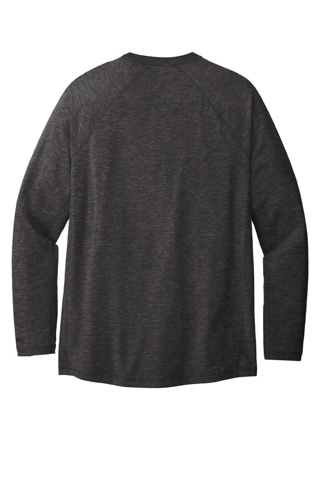 Carhartt CT104617/CT106656 Mens Force Moisture Wicking Long Sleeve Crewneck T-Shirt w/ Pocket Heather Carbon Grey Flat Back