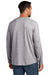 Carhartt CT104617/CT106656 Mens Force Moisture Wicking Long Sleeve Crewneck T-Shirt w/ Pocket Heather Grey Model Back