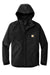 Carhartt CT104670 Mens Storm Defender Shoreline Waterproof Full Zip Hooded Jacket Black Flat Front