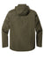 Carhartt CT104670 Mens Storm Defender Shoreline Waterproof Full Zip Hooded Jacket Moss Green Flat Back