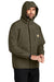 Carhartt CT104670 Mens Storm Defender Shoreline Waterproof Full Zip Hooded Jacket Moss Green Model 3Q