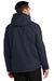 Carhartt CT104670 Mens Storm Defender Shoreline Waterproof Full Zip Hooded Jacket Navy Blue Model Back