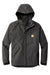 Carhartt CT104670 Mens Storm Defender Shoreline Waterproof Full Zip Hooded Jacket Shadow Grey Flat Front