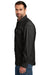 Carhartt CT105291 Mens Force Moisture Wicking Long Sleeve Button Down Shirt w/ Double Pockets Black Model Side