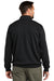 Carhartt CT105294 Mens 1/4 Zip Sweatshirt w/ Pouch Pocket Black Model Back