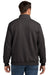 Carhartt CT105294 Mens 1/4 Zip Sweatshirt w/ Pouch Pocket Heather Carbon Grey Model Back