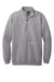 Carhartt CT105294 Mens 1/4 Zip Sweatshirt w/ Pouch Pocket Heather Grey Flat Front