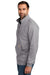 Carhartt CT105294 Mens 1/4 Zip Sweatshirt Heather Grey Model Side