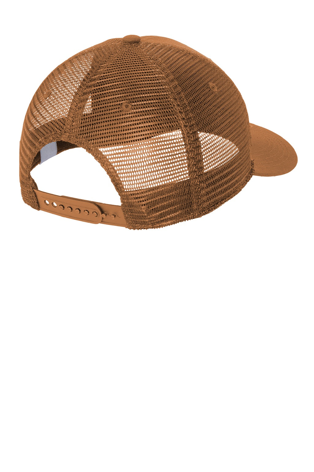 Carhartt Hats CT105298 Mens Moisture Wicking Canvas Mesh Back Hat Carhartt Brown Flat Back