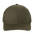 Carhartt Hats CT105298 Mens Moisture Wicking Canvas Mesh Back Hat Moss Green Flat Front