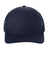 Carhartt CT105298 Mens Moisture Wicking Canvas Mesh Back Hat Navy Blue Flat Front