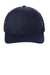 Carhartt Hats CT105298 Mens Moisture Wicking Canvas Mesh Back Hat Navy Blue Flat Front