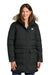 Carhartt CT105456 Womens Montana Insulated Full Zip Hooded Coat Black Model Front