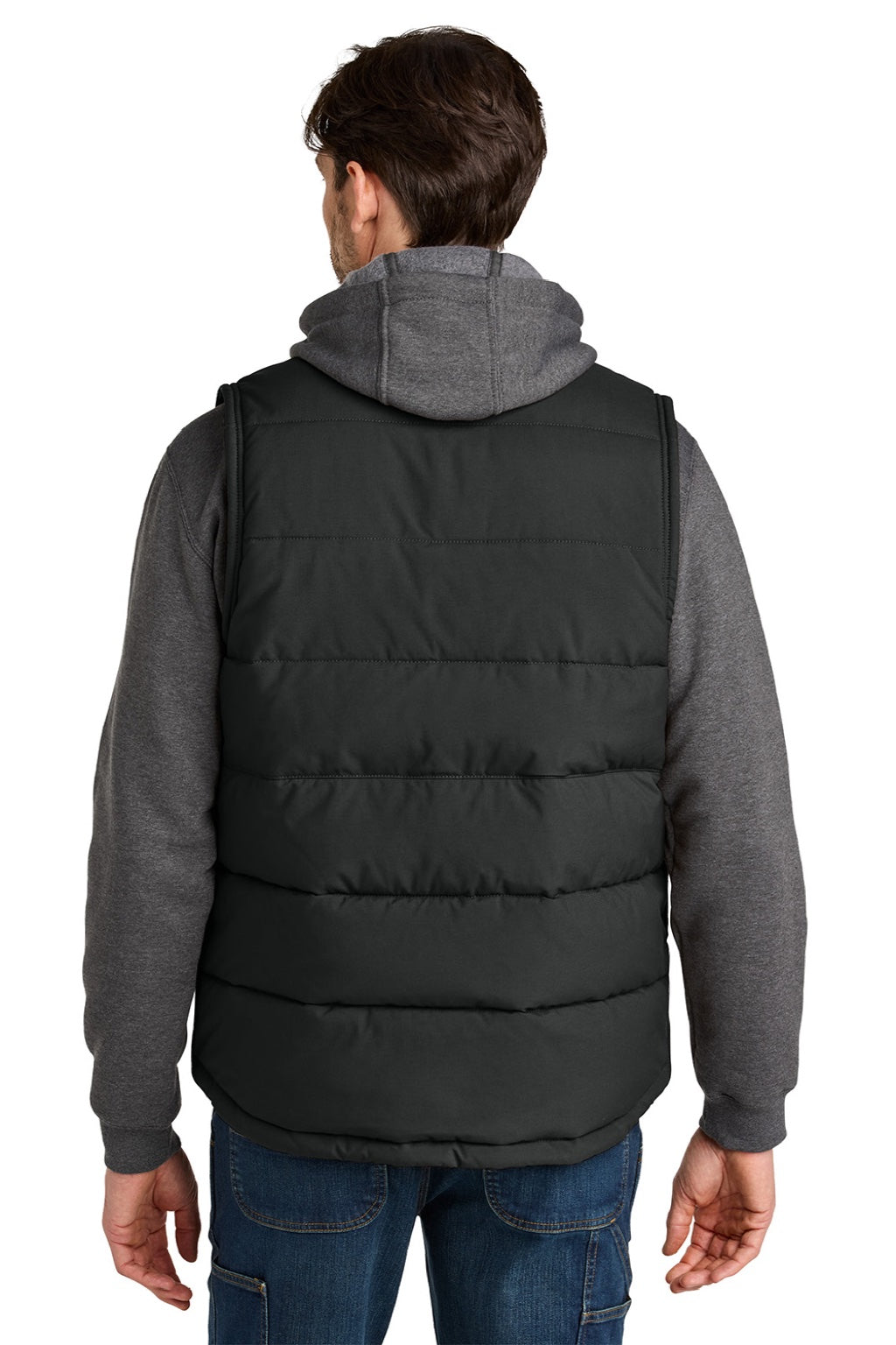 Carhartt CT105475 Mens Montana Insulated Full Zip Vest Black Model Back