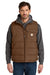 Carhartt CT105475 Mens Montana Insulated Full Zip Vest Red Duck Brown Model Front
