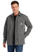 Carhartt CT105532 Mens Rugged Flex Fleece Lined Button Down Shirt Jacket Shadow Grey Model Front