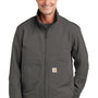 Carhartt Mens Super Dux Wind & Water Resistant Full Zip Jacket - Gravel Grey