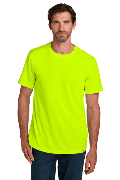 Carhartt CT106020 Mens Short Sleeve Crewneck T-Shirt Brite Lime Green Model Front